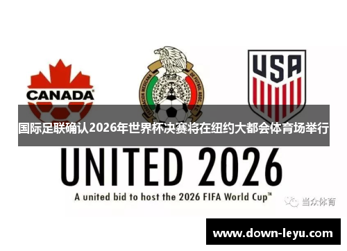 国际足联确认2026年世界杯决赛将在纽约大都会体育场举行